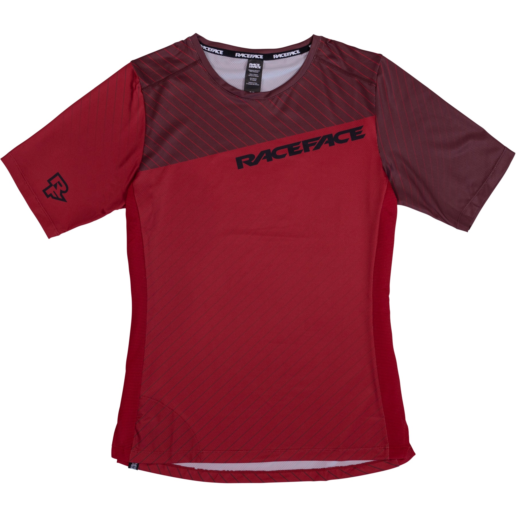 Image of Race Face Indy Women's Jersey Shortsleeve - dark red