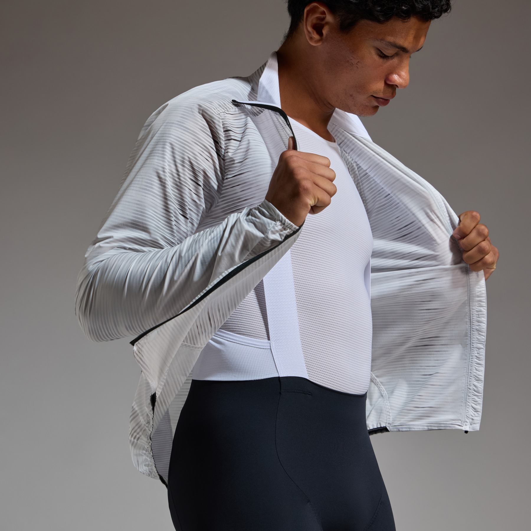 GOREWEAR Spinshift Pixel Windbreaker Men - strave white