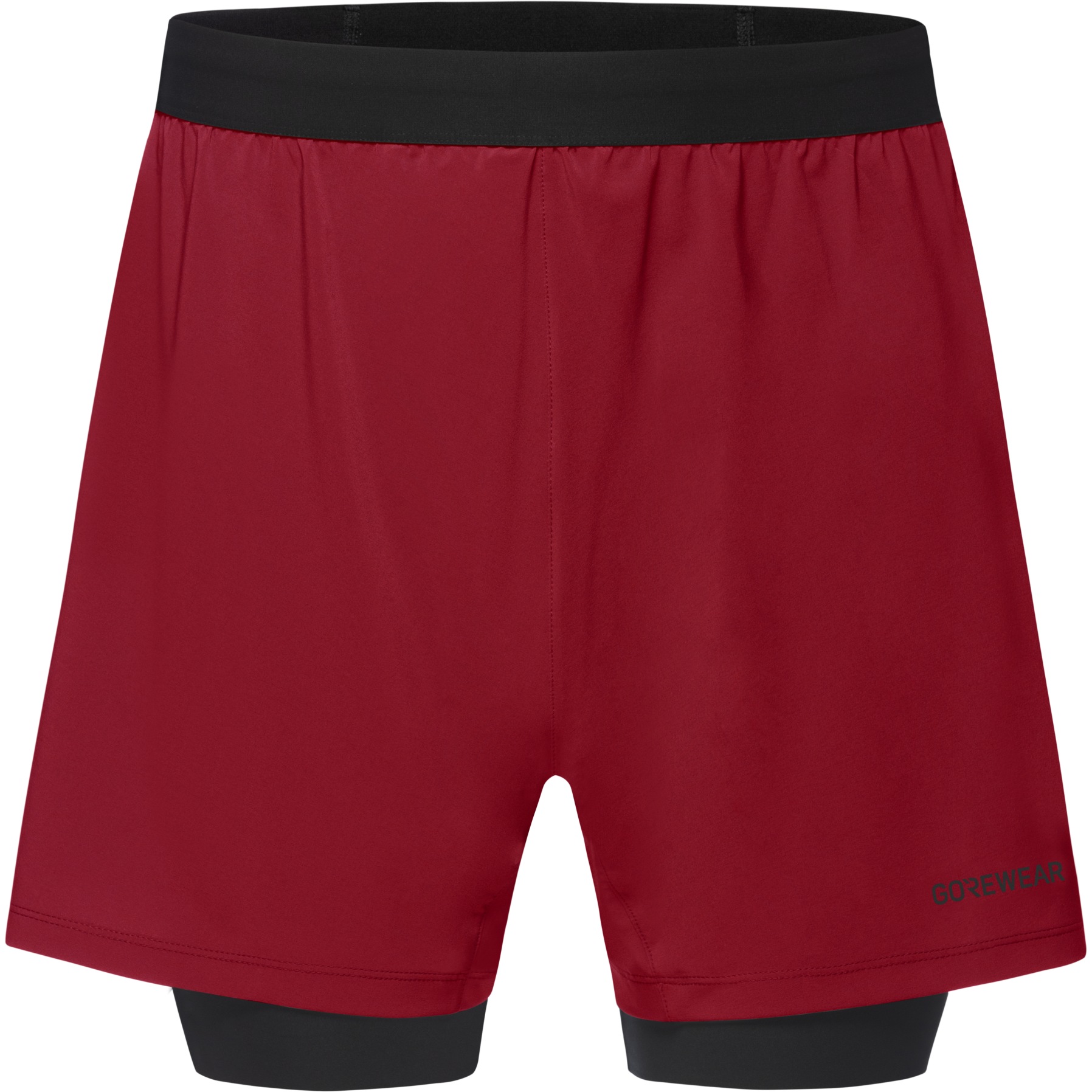 Photo produit de GOREWEAR Short Homme - Concurve 5 Inch 2en1 - utility red/black DA99