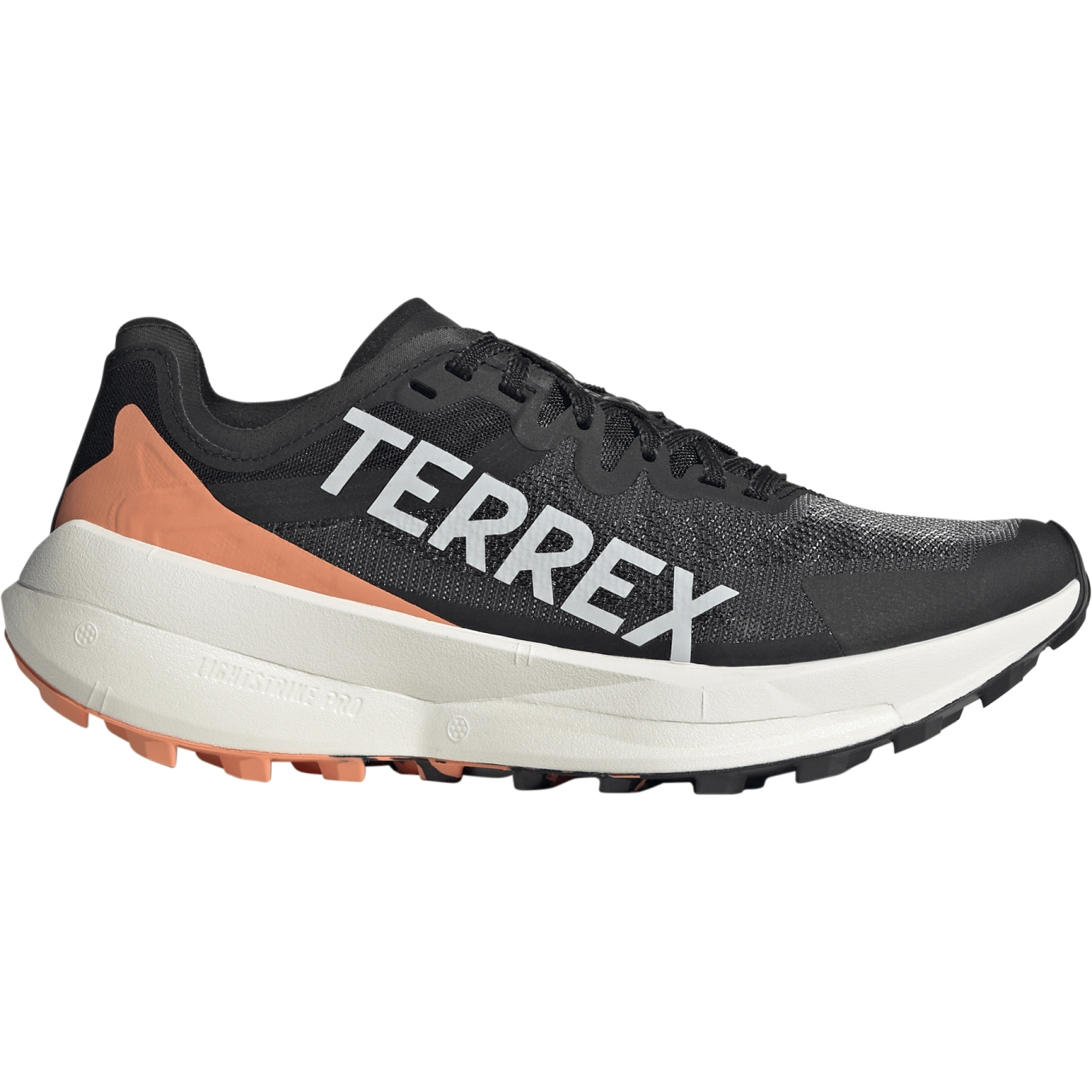 Productfoto van adidas TERREX Agravic Speed Trailrunningschoenen Dames - core black/grey one/amber tint IE7671
