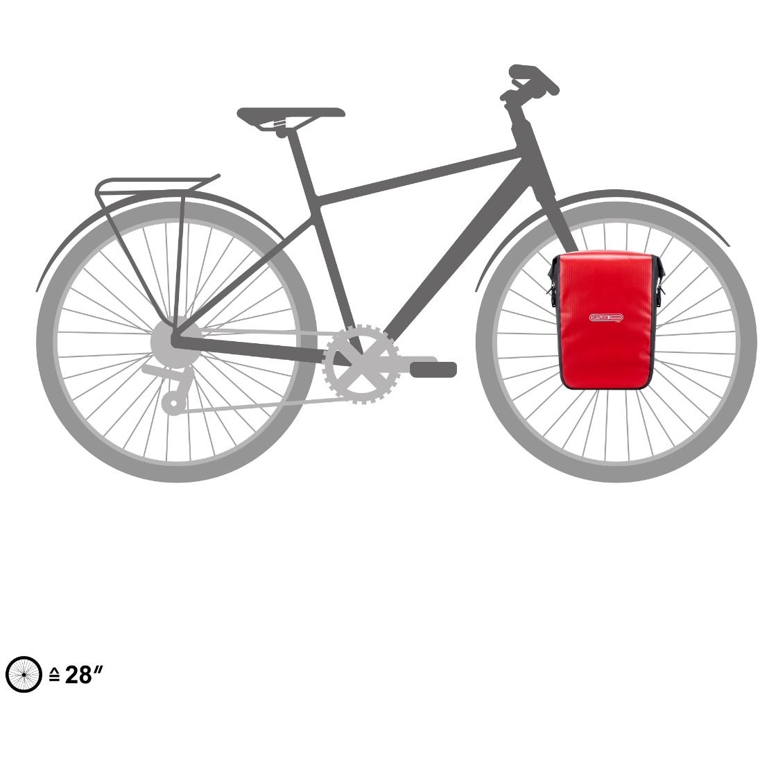 ORTLIEB Sport-Roller Core Single - QL2.1 Bike Pannier - 14.5L