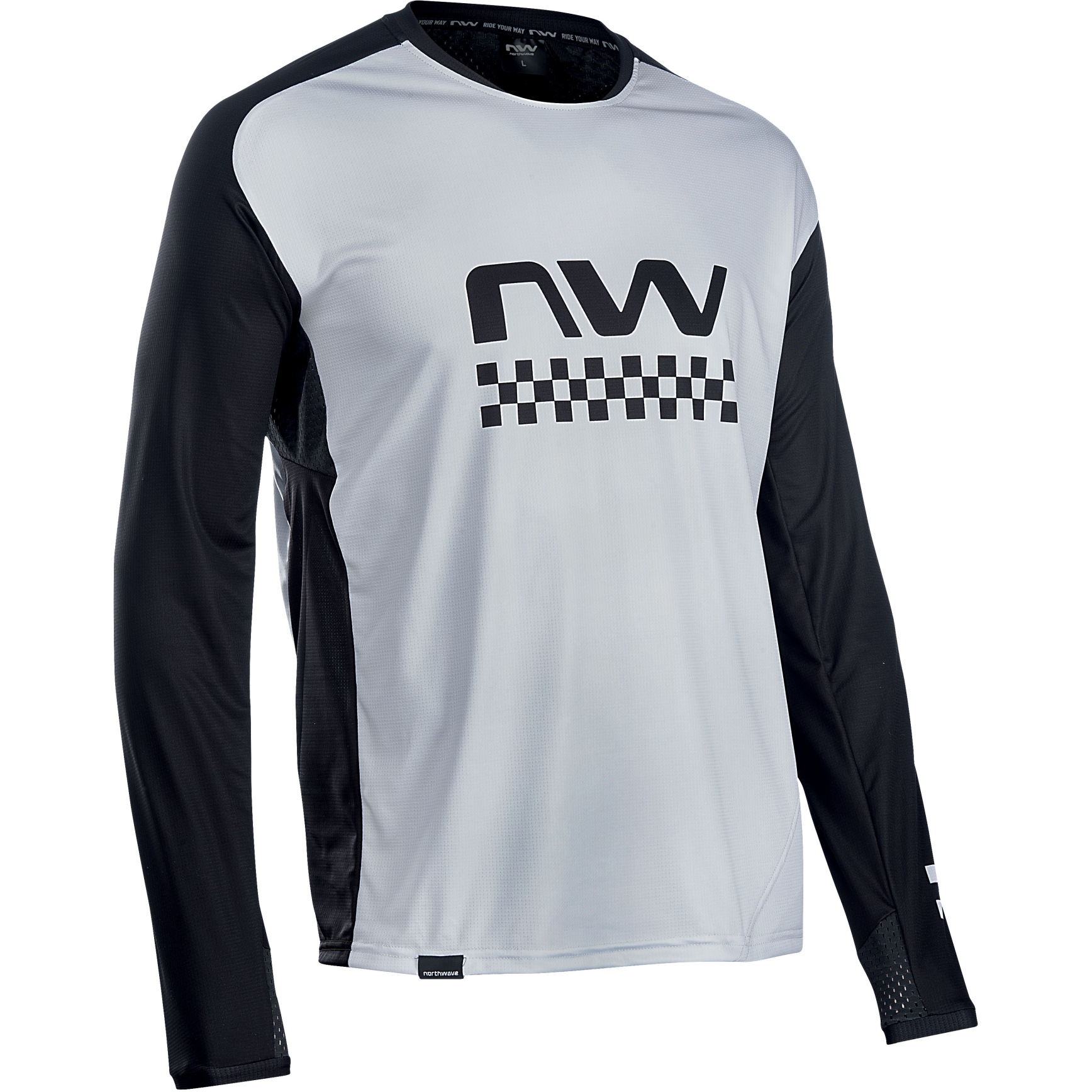 Photo produit de Northwave Maillot à Manche Longues Homme - Edge - gris/noir 91