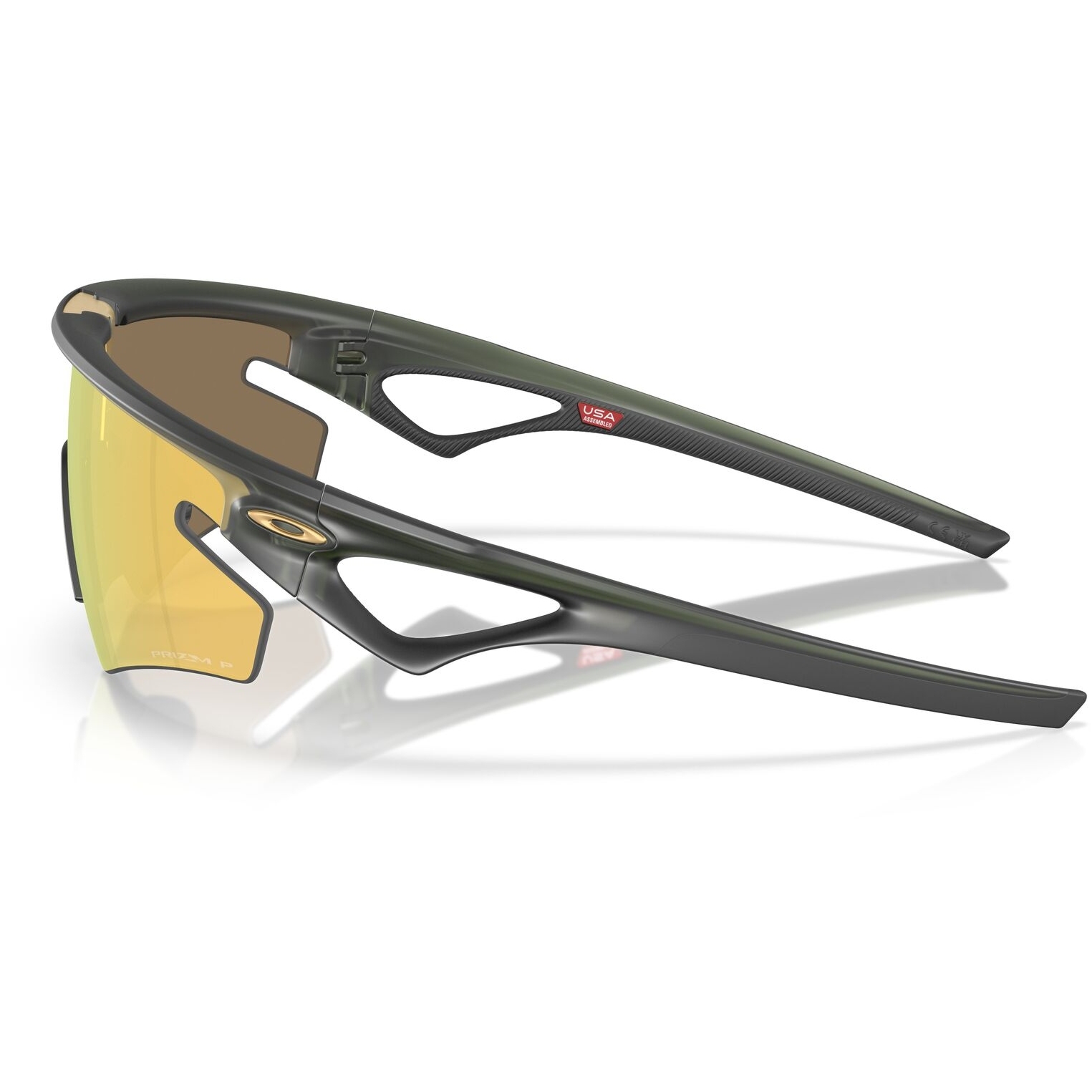 Oakley Sphaera Slash Glasses - Polarized - Matte Olive Ink/Prizm
