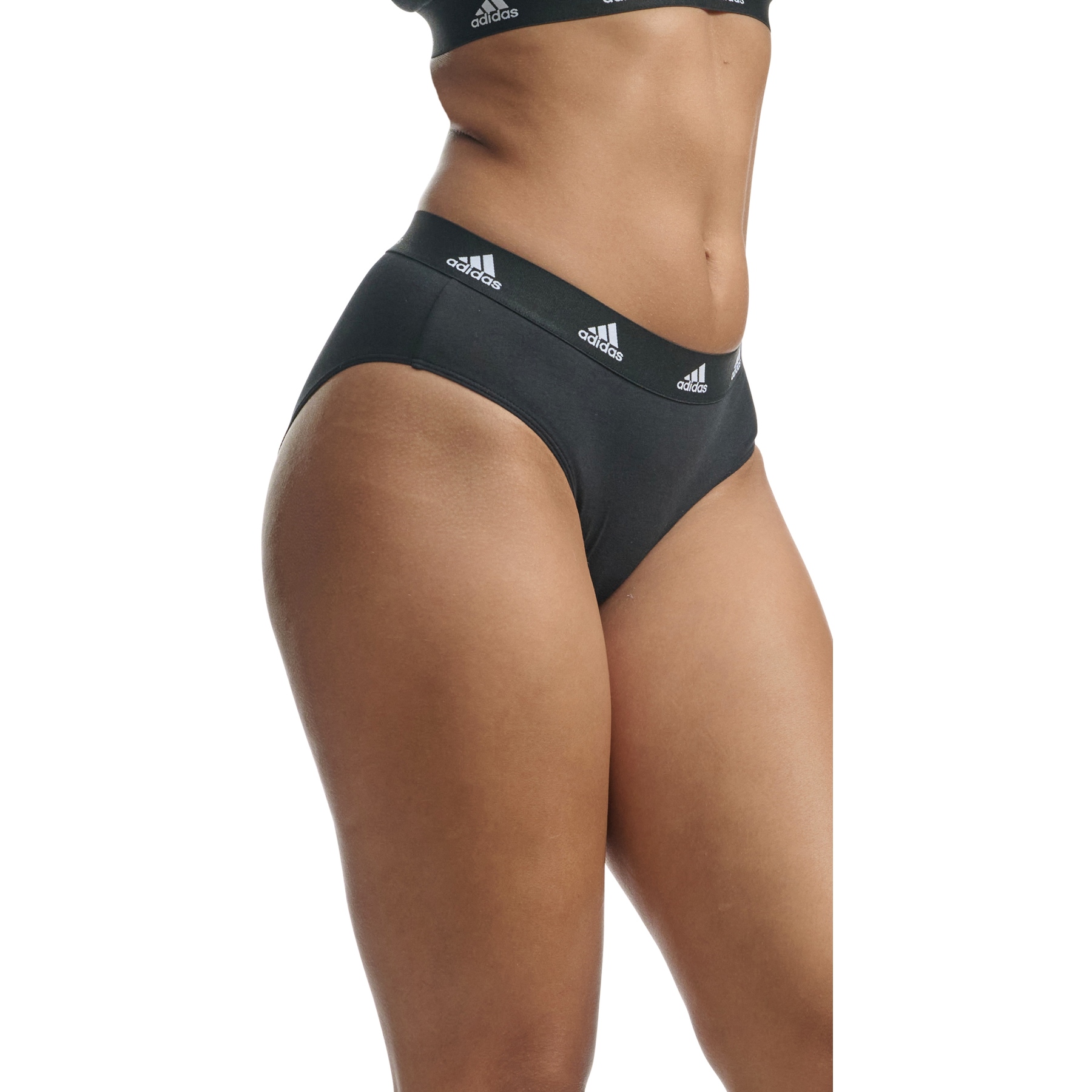 Adidas Women's Panties 2er Pack Bikini 2PK Underwear Cotton Stretch Logo  Uni 