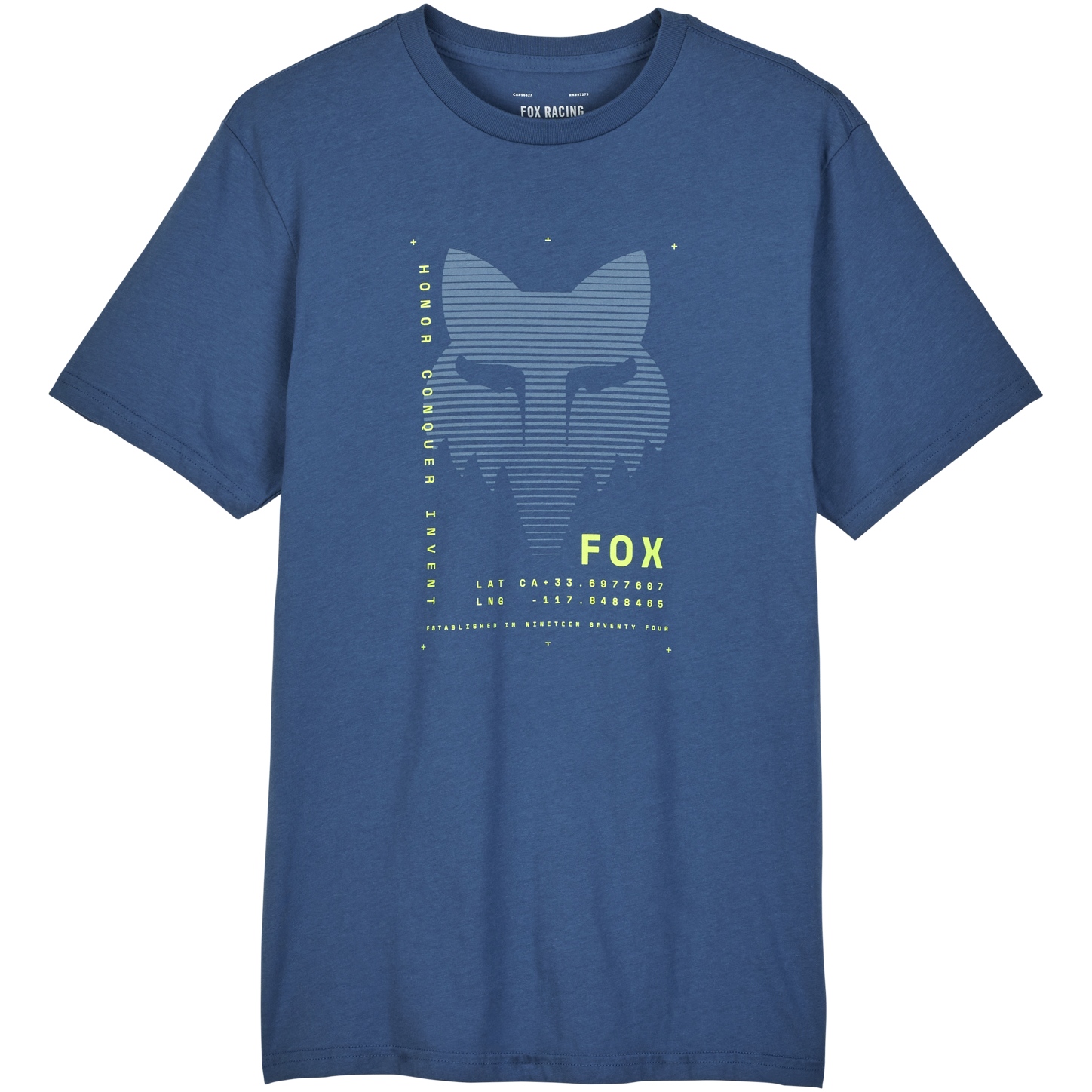 Picture of FOX Dispute Premium Short Sleeve Tee Men - indigo