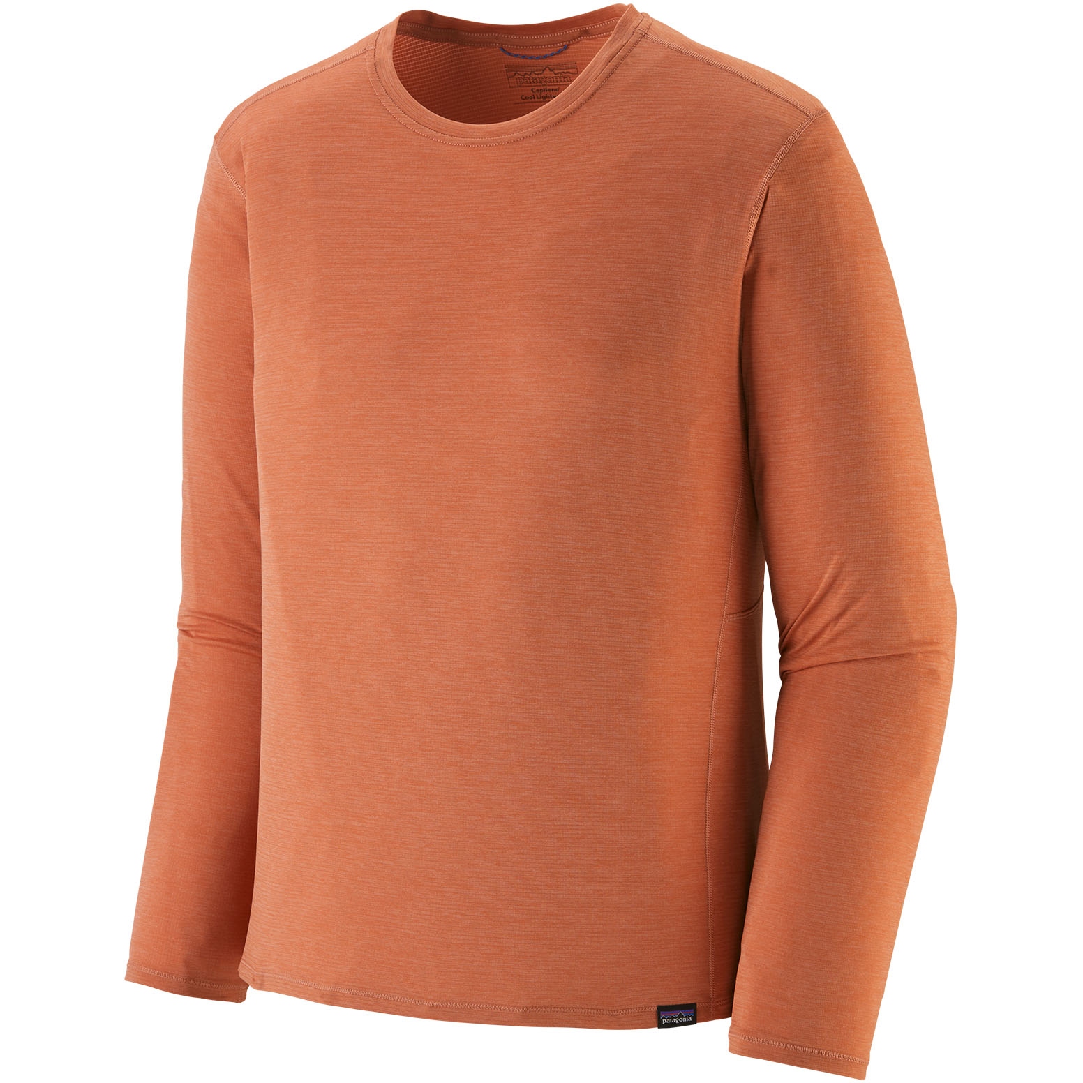 Picture of Patagonia Capilene Cool Lightweight Long Sleeve Shirt Men - Sienna Clay - Light Sienna Clay X-Dye