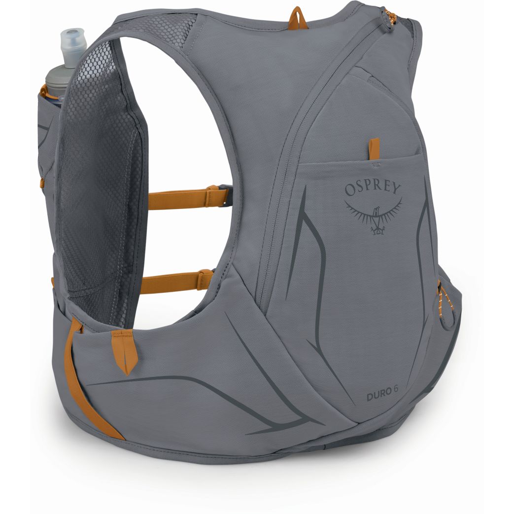 Picture of Osprey Duro 6 Running Backpack - Phantom Grey/Toffee Orange - M