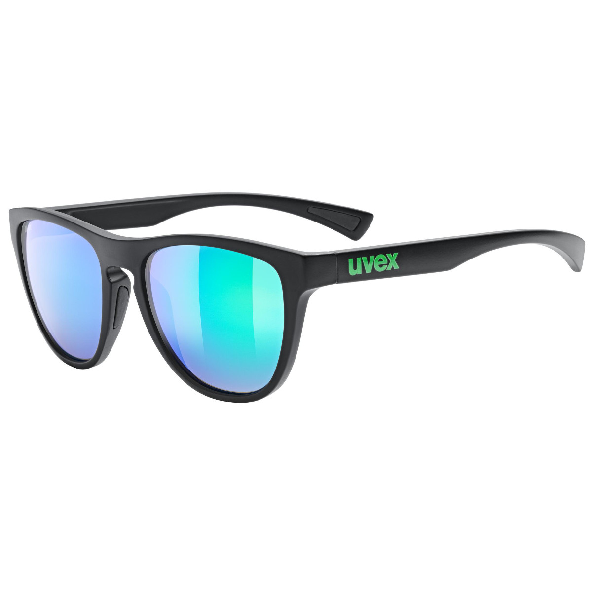 Produktbild von Uvex esntl spirit Brille - black matt/mirror green