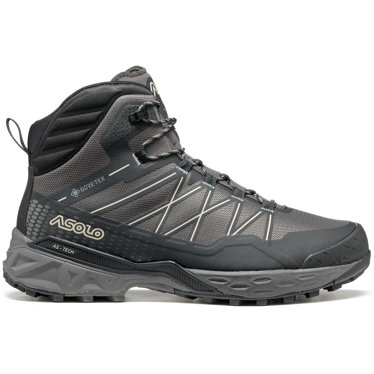 Asolo Scarpe da Escursionismo Uomo Tahoe Mid GTX shark grey black beige
