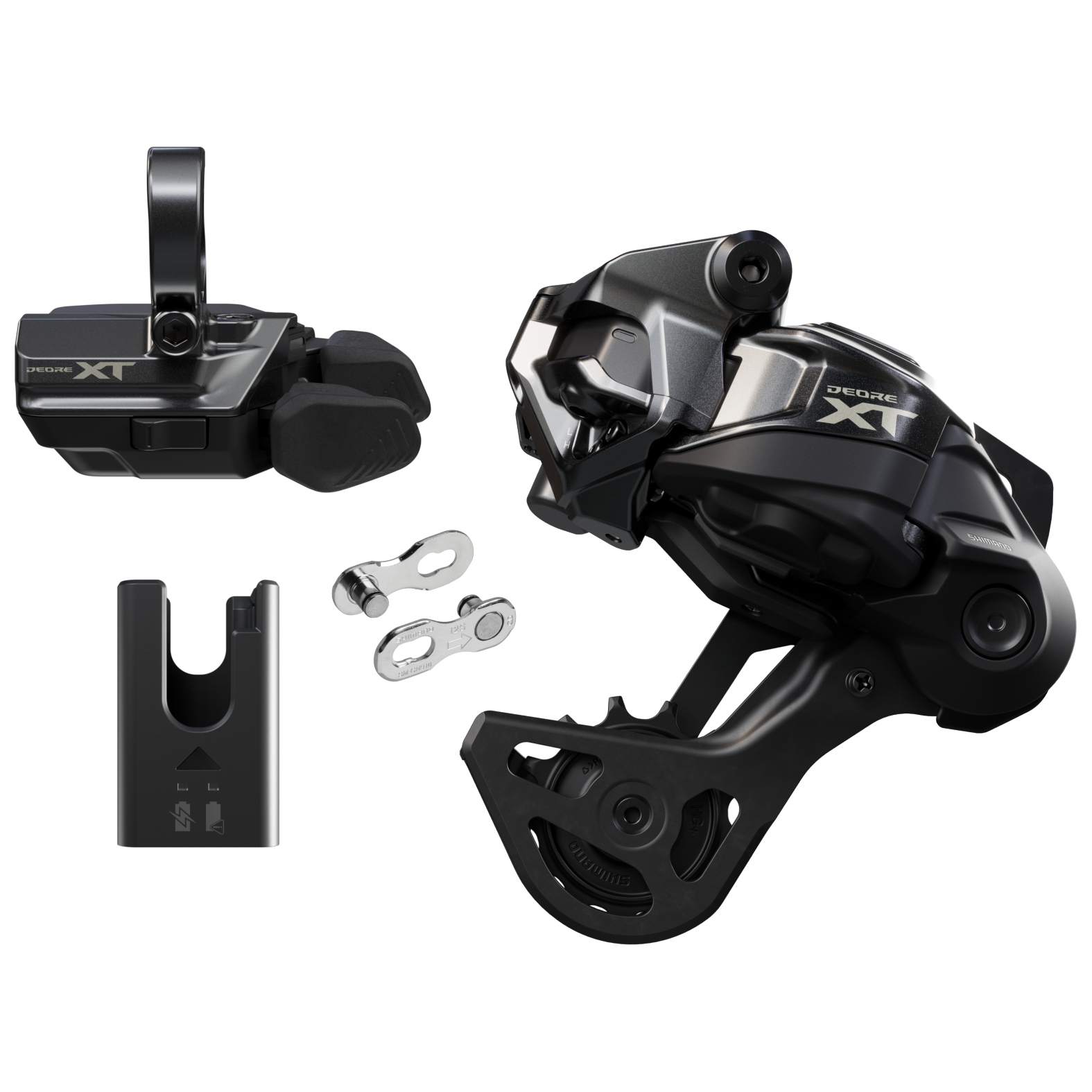 Photo produit de Shimano Kit de Mise à Niveau - Deore XT M8250 - Di2 | 1x12 Vitesses - avec RD-M8250-GS / SW-M8250-R