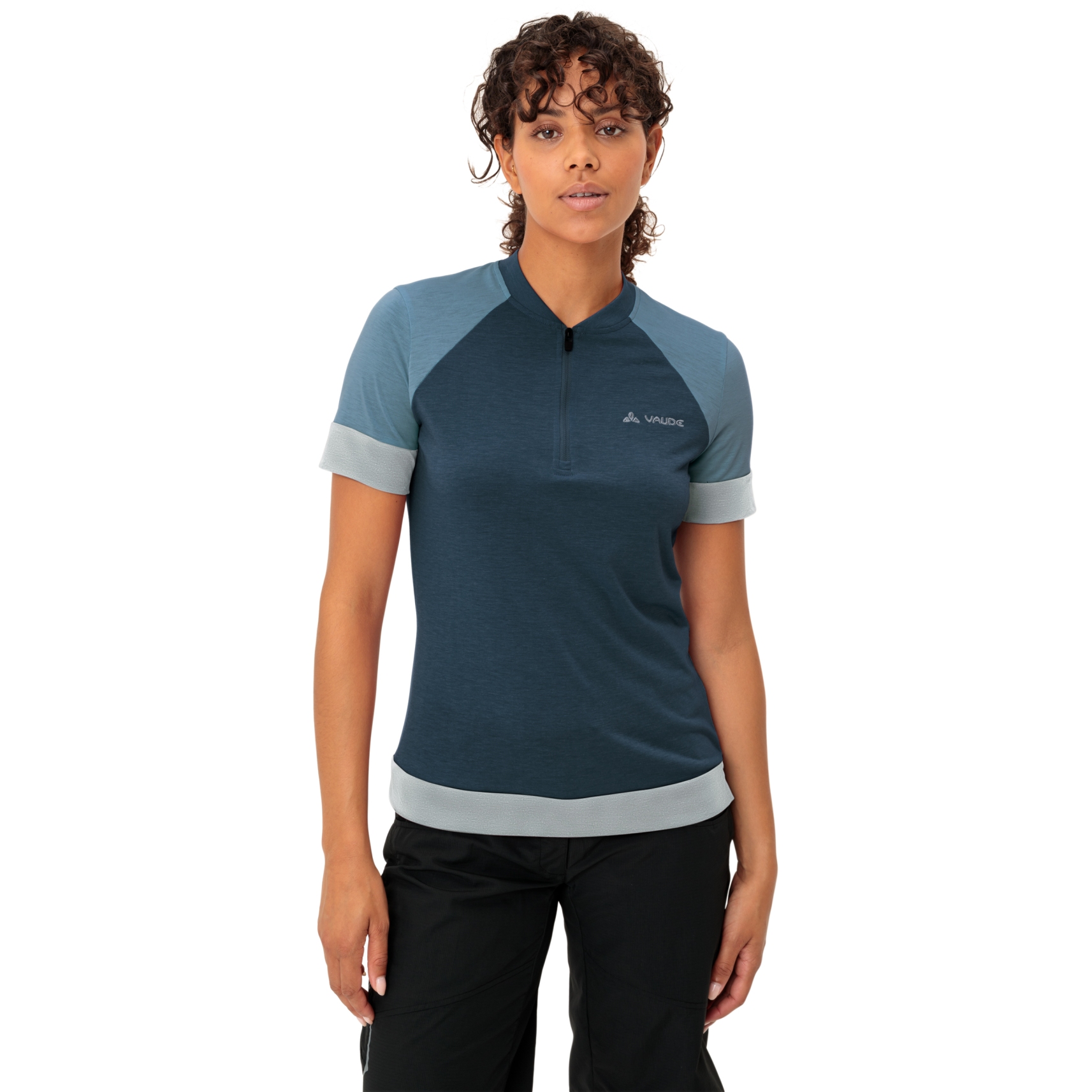 Bild von Vaude Altissimo Q-Zip Shirt Damen - dark sea uni