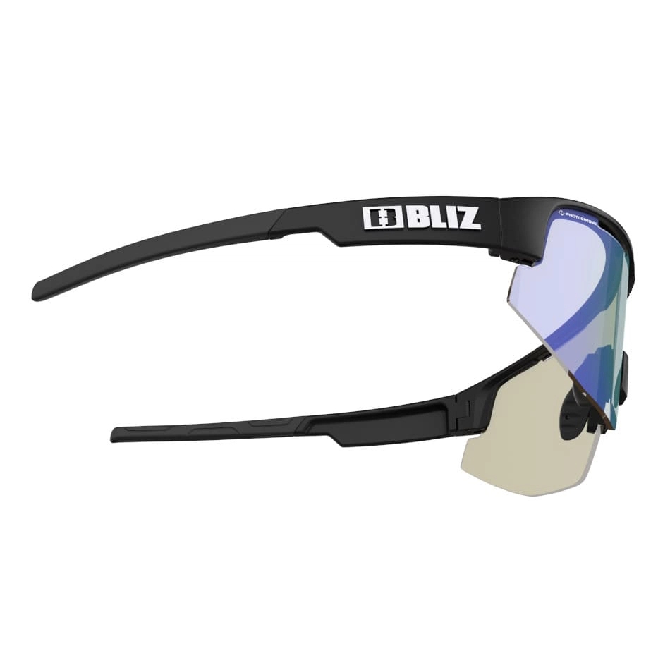 Bliz Matrix Glasses - Matt Black - Photocromic Brown/Blue Multi