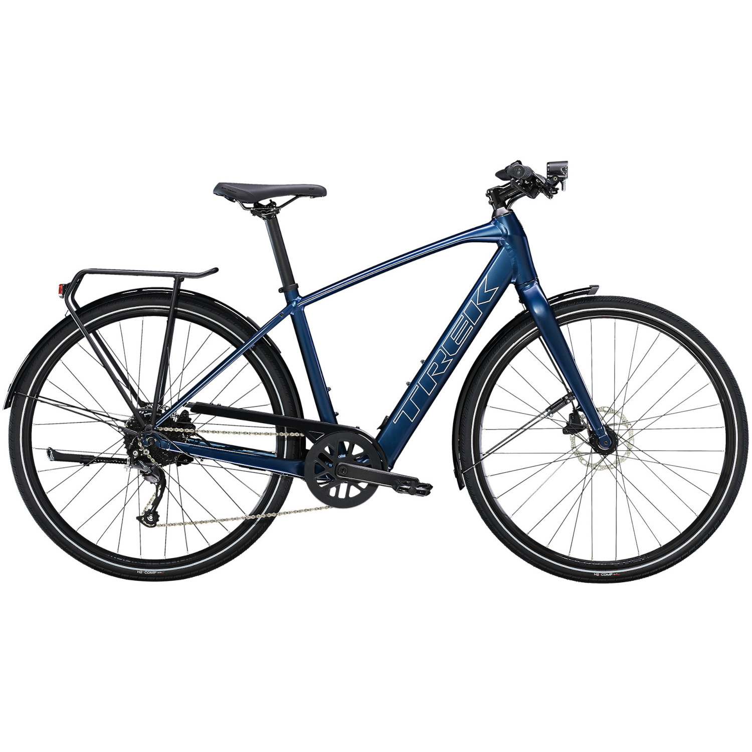 Produktbild von Trek FX+ 2 E-Bike City - 2023 - Satin Mulsanne Blue