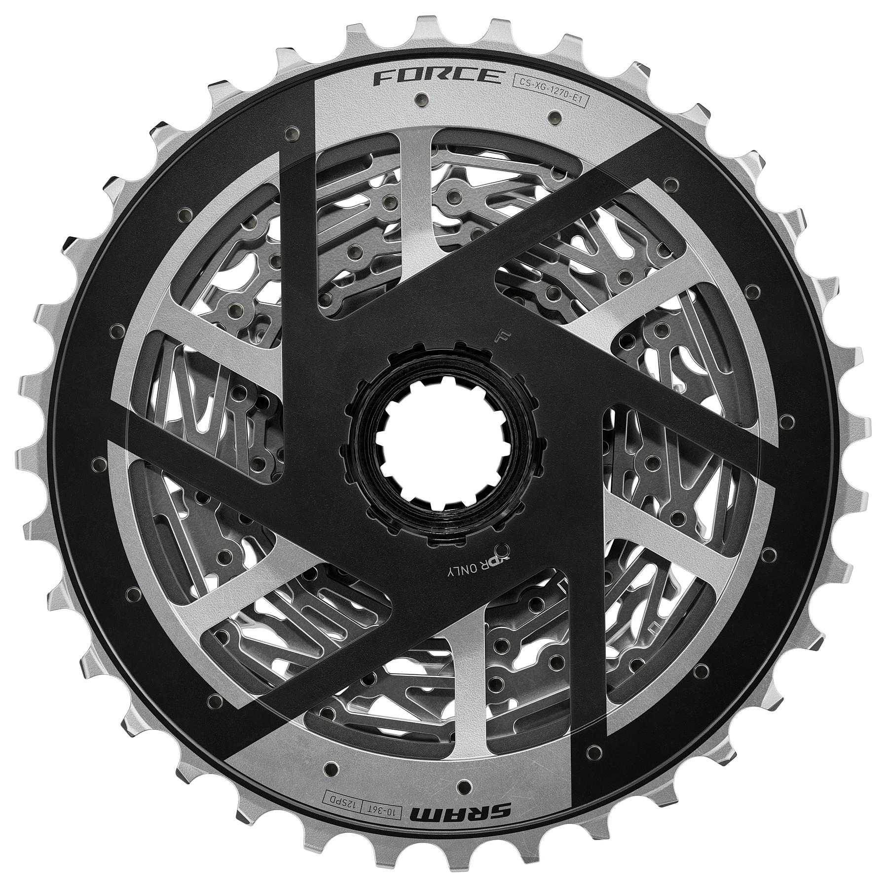 SRAM FORCE XG-1270 10-33T 12S XDR スプロケット SRAM FORCE XG-1270 カセットスプロケット 10-33T（12S）XDR