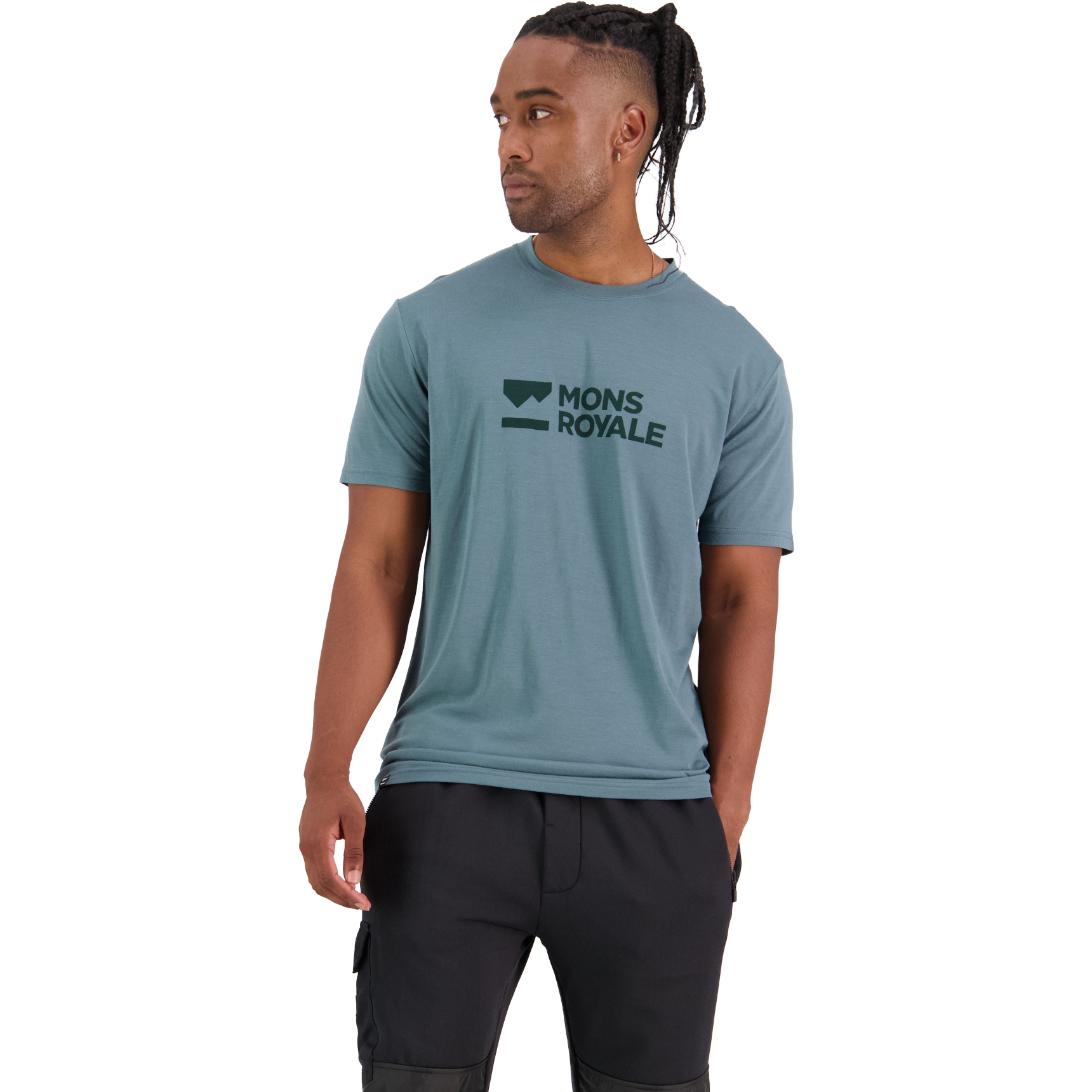 Picture of Mons Royale Icon T-Shirt - burnt sage