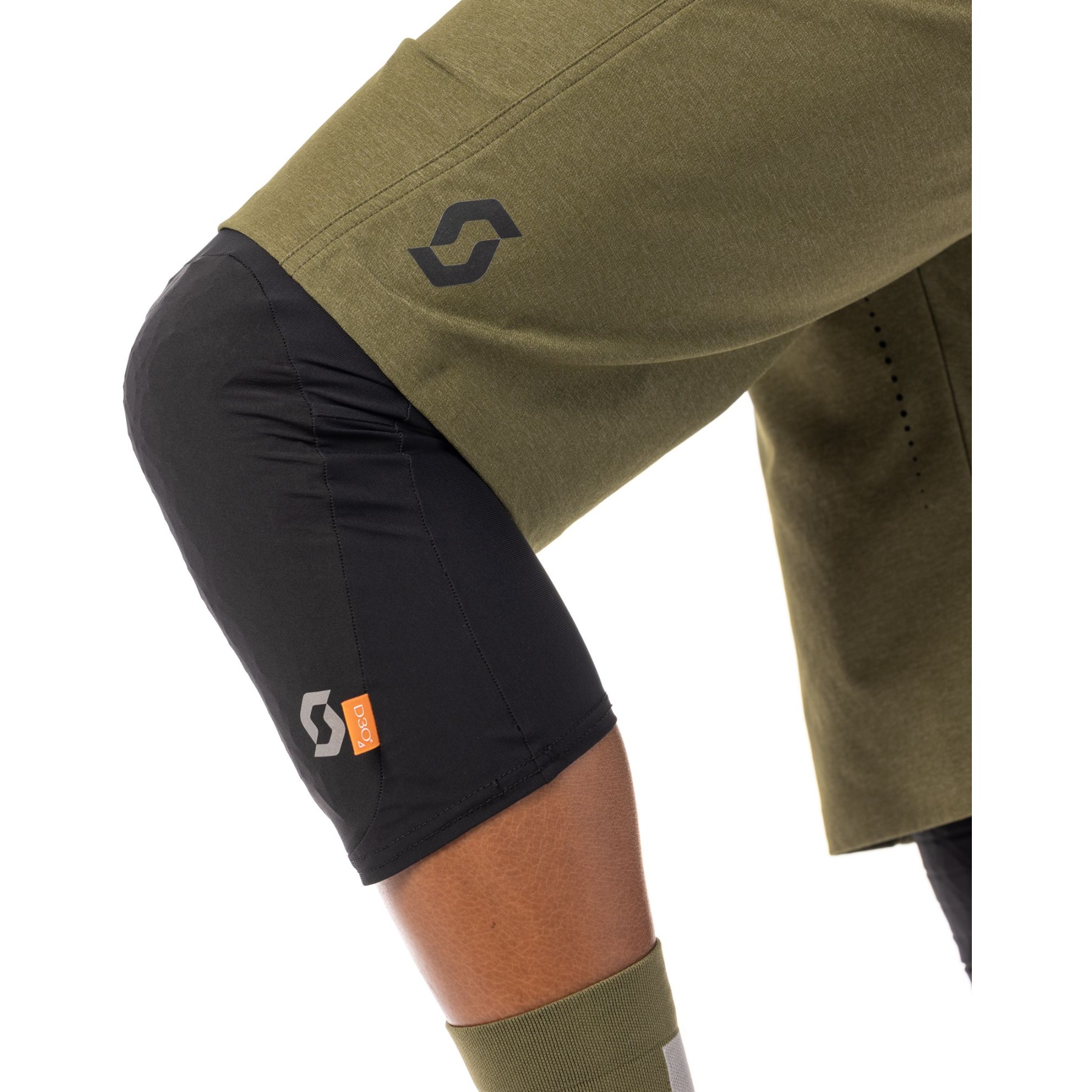 SCOTT Pantalones Cortos Ciclismo Hombre - Trail Flow Pro - negro