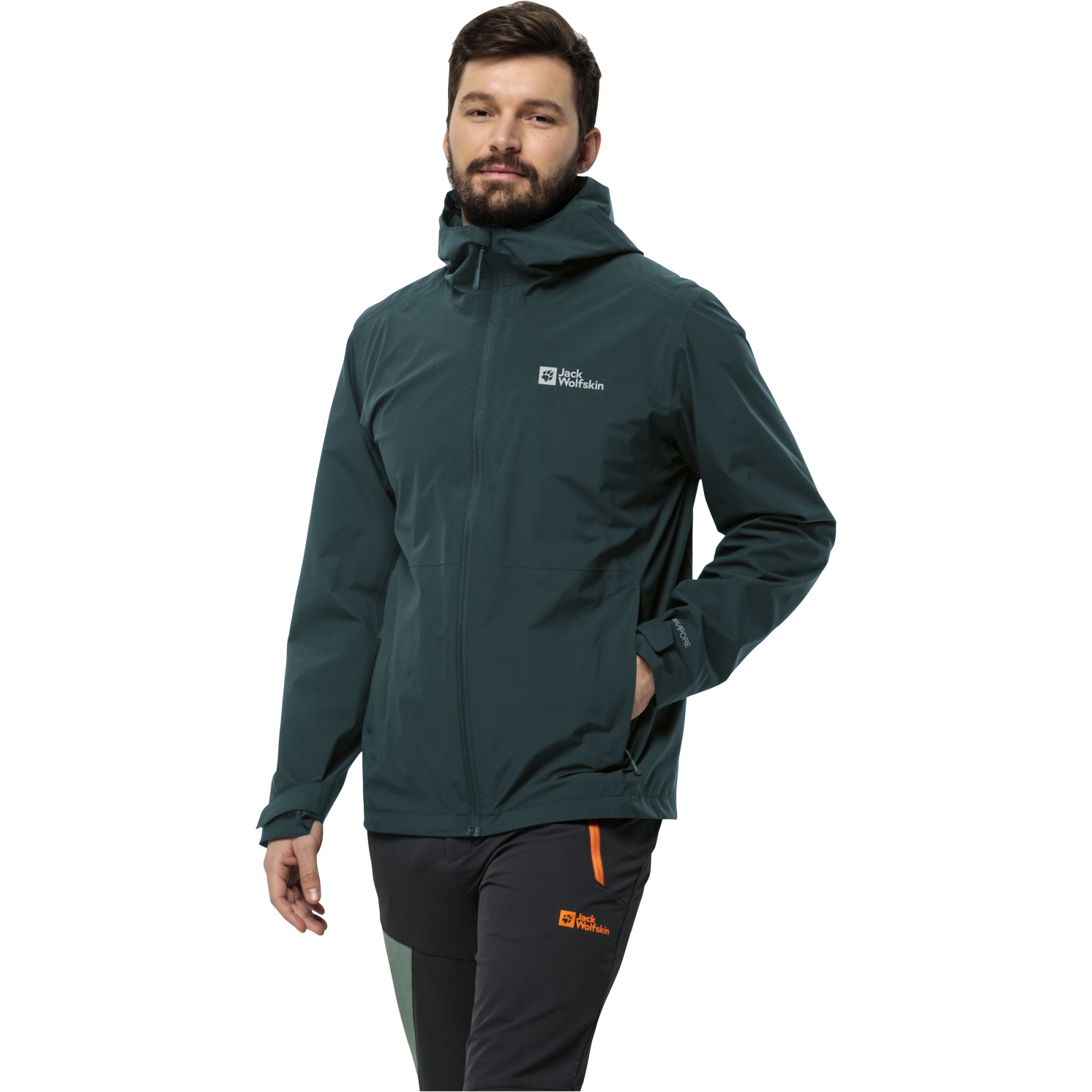 Productfoto van Jack Wolfskin Robury 2L Jas Heren - emerald