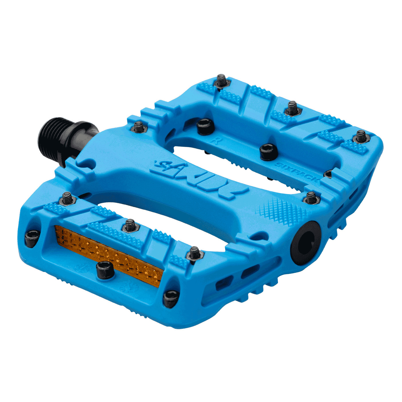 Picture of Sixpack 1st Ride Flat Pedals - Sky blue