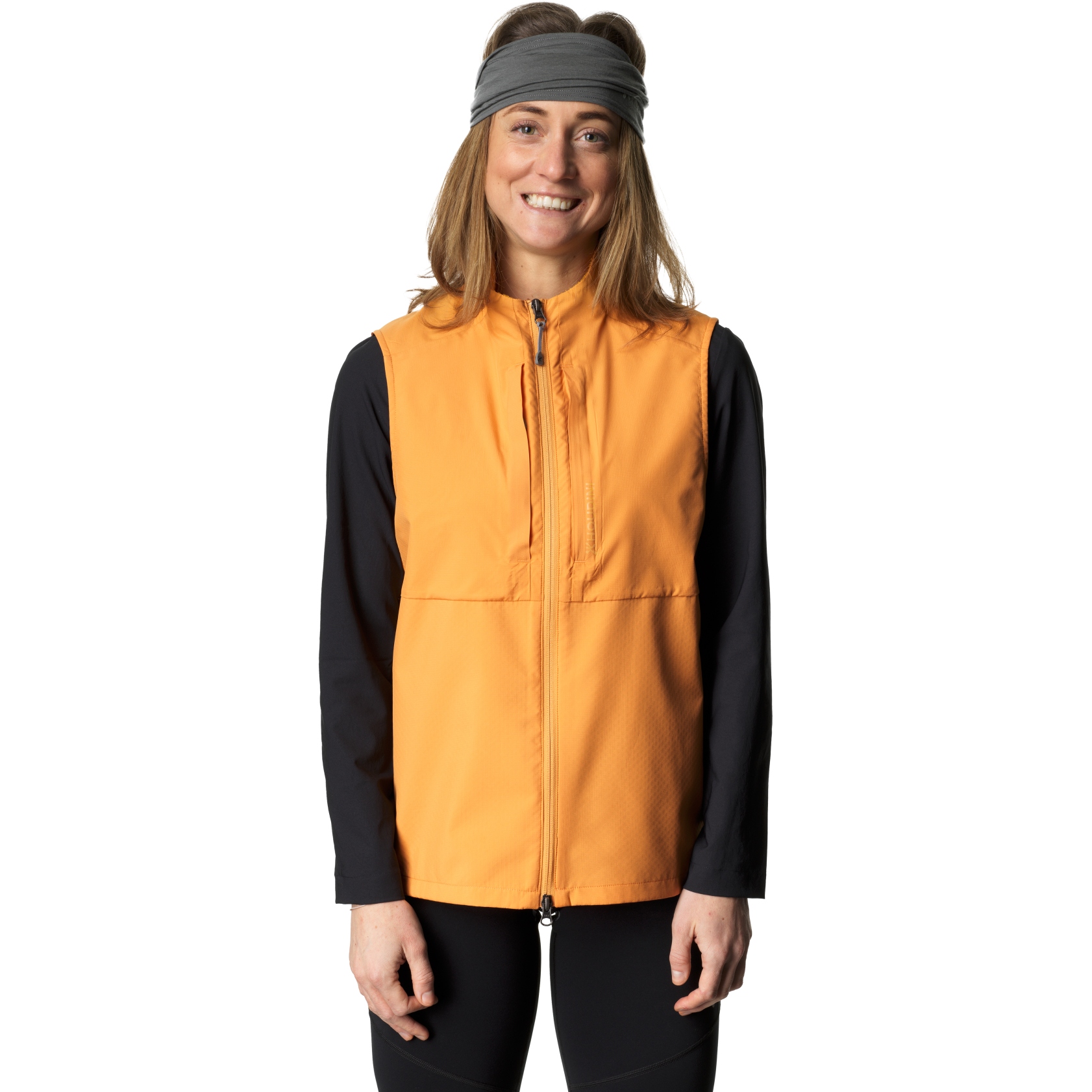 Picture of Houdini Pace Hybrid Vest Women - Sun Ray
