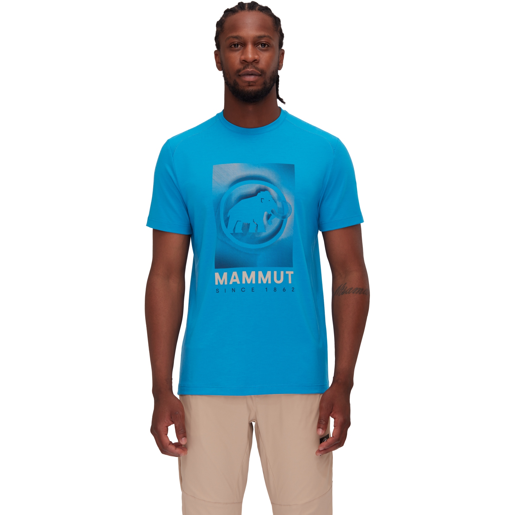 Foto de Mammut Camiseta Hombre - Trovat Mammut - glacier blue