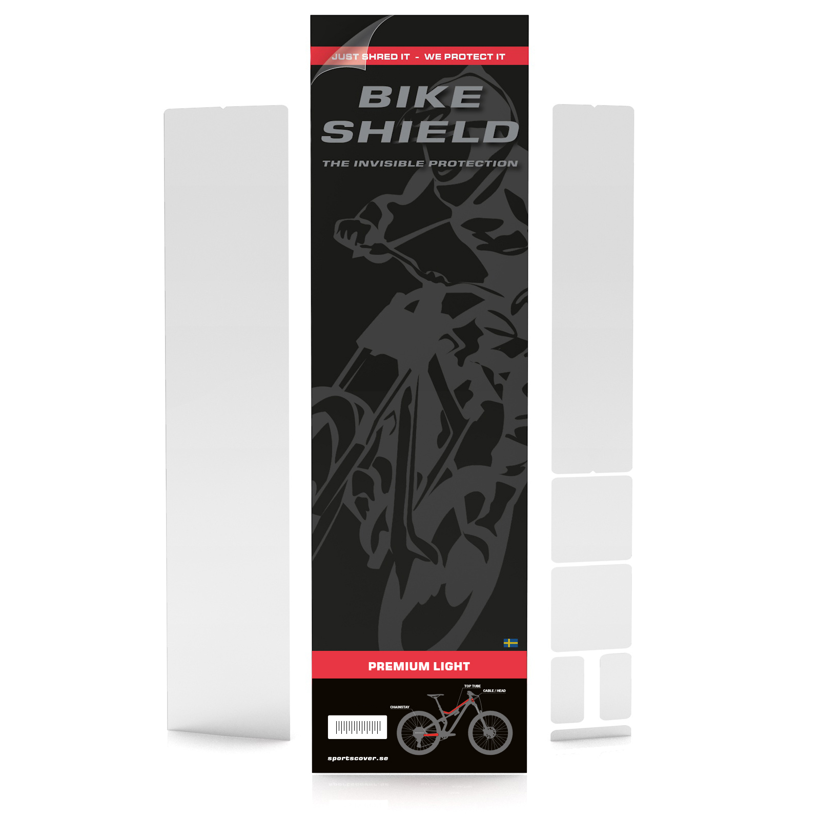 Productfoto van BikeShield Beschermfolie voor het Frame - Premium Light Complete Set - matt