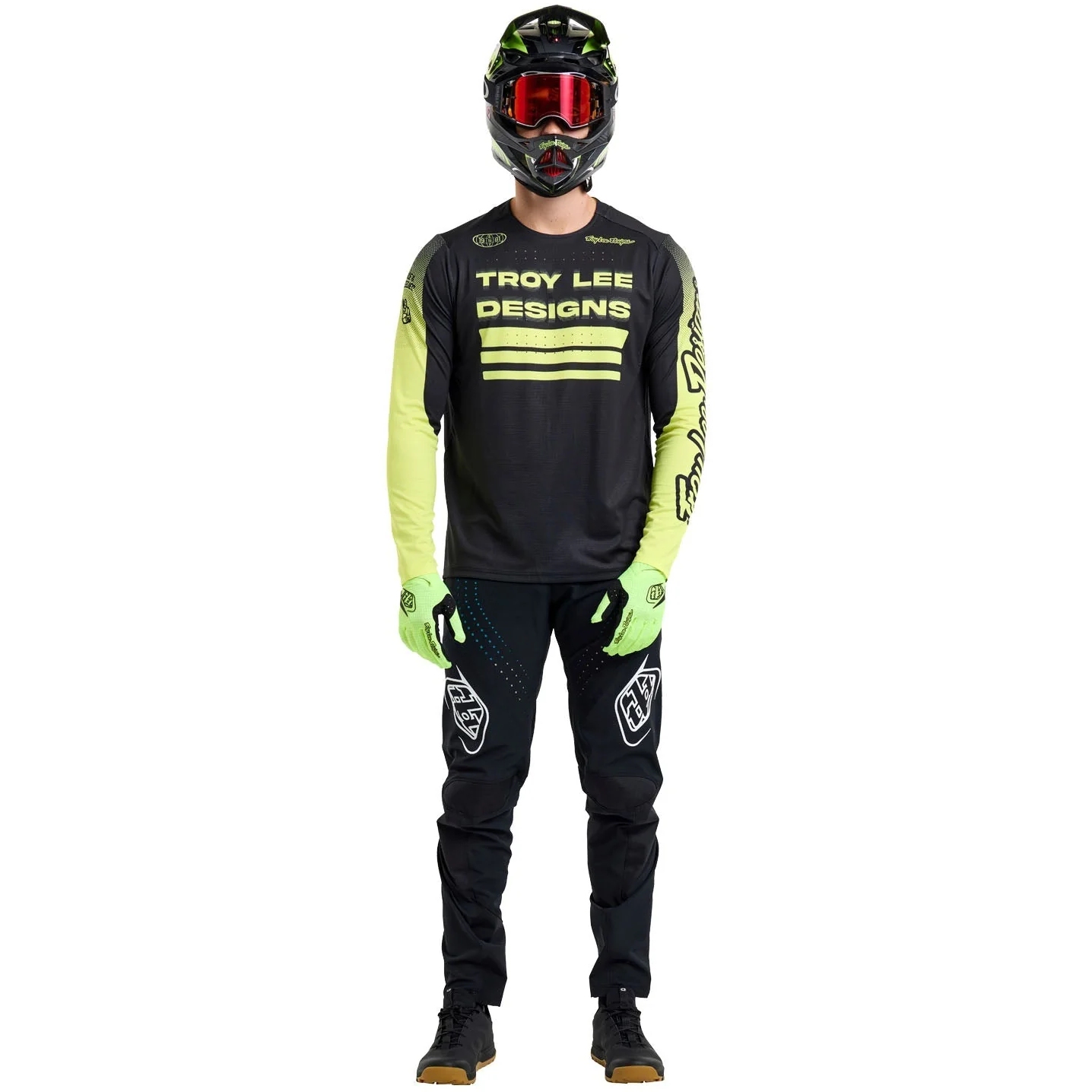 Troy Lee Designs Sprint Long Sleeve Jersey Men - Segment Black