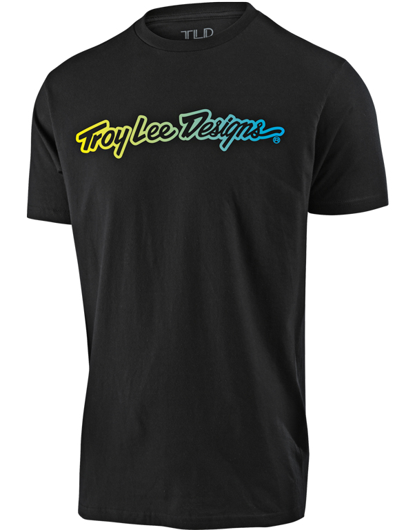 Picture of Troy Lee Designs Signature T-Shirt Youth - Black