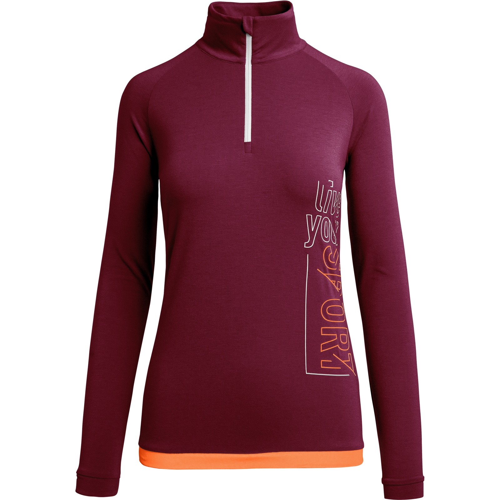 Produktbild von Martini Sportswear Heartbeat Langarm-Shirt Damen - plume_poppy