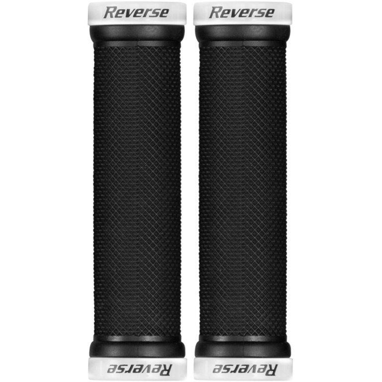 Bild von Reverse Components Classic Lock On Griffe - 28mm - schwarz / weiß