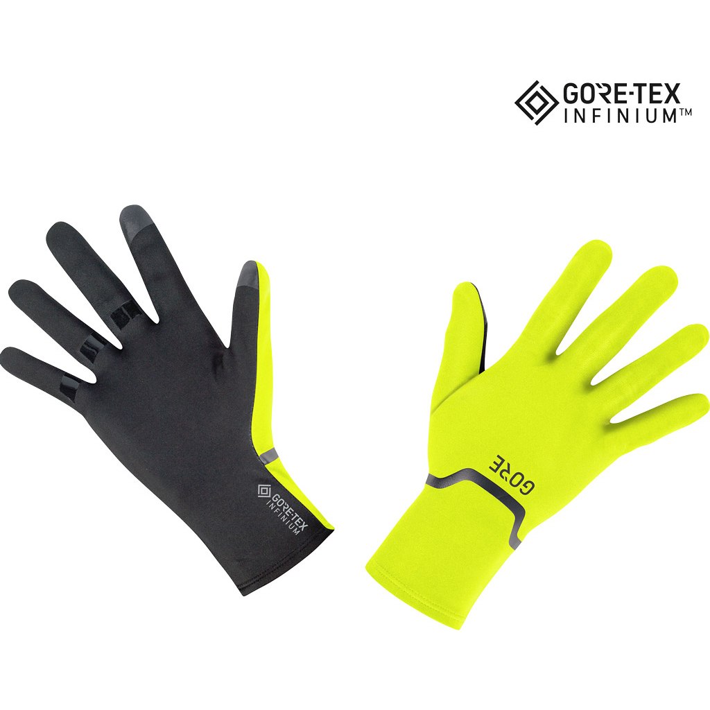 Image of GOREWEAR M GORE-TEX INFINIUM™ Stretch Gloves - neon yellow/black 0899