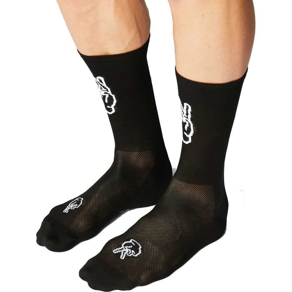 Picture of FINGERSCROSSED Rolling Harmony Cycling Socks - Black