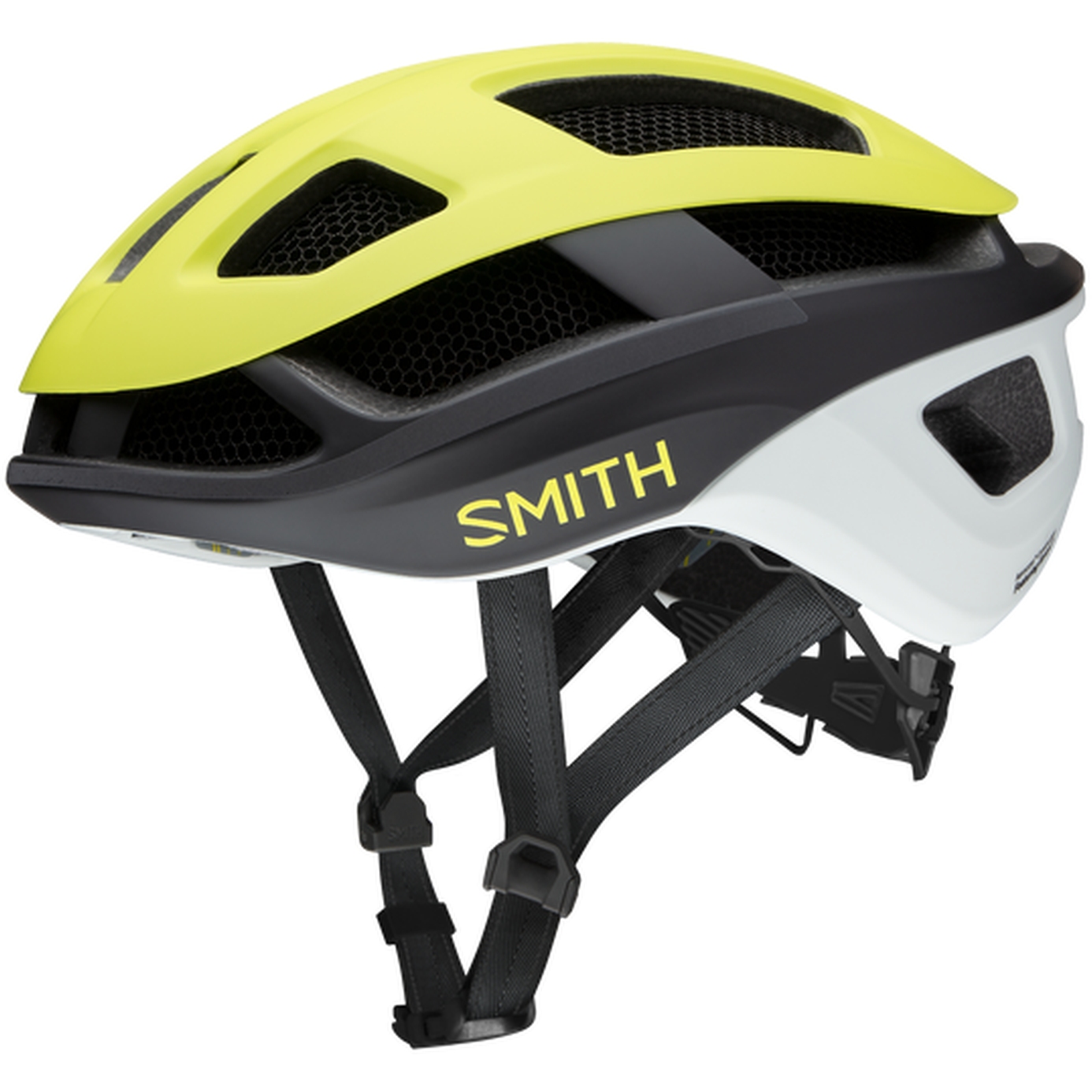 Image of Smith Trace MIPS Helmet - Matte Neon Yellow Viz