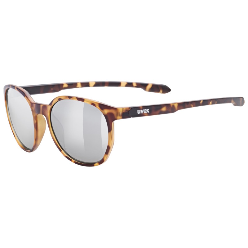 Produktbild von Uvex LGL 54 Brille - havanna matt/lite mirror silver