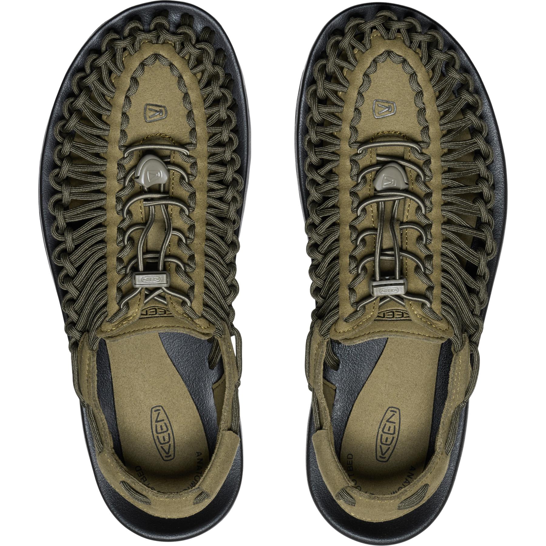 KEEN Uneek Sandals Men - Dark Olive/Black | BIKE24