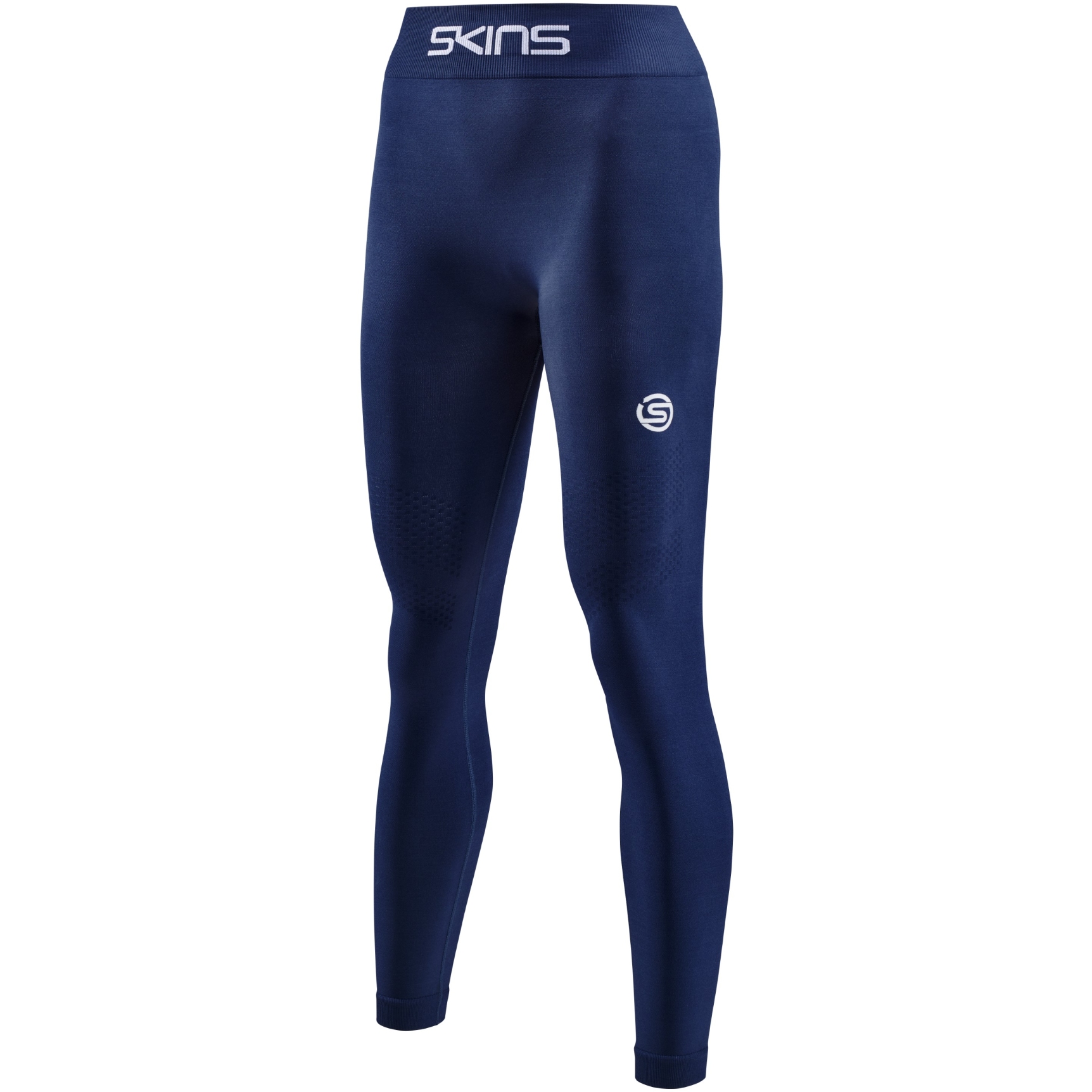 SKINS Compression Women's 3-Series Seamless Long Tights - Navy Blue