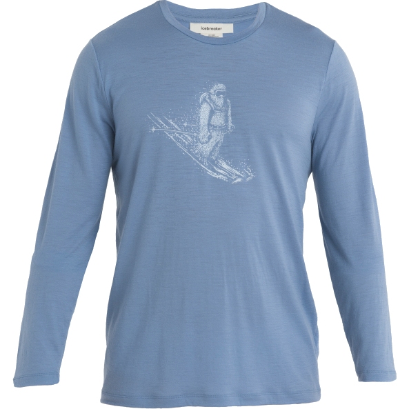 Merino Tech Lite II Long Sleeve T-Shirt Skiing Yeti - Icebreaker (EU)