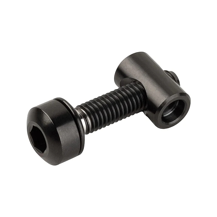 Bulloni Portaborraccia In Titanio Wolf Tooth: M5 X 15mm, Basso Profilo, Confezione Da 4, Per MTB E Bici