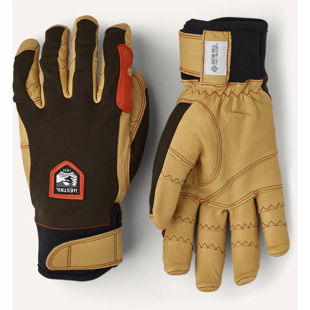 Hestra Guantes De Ciclismo De 5 Dedos - Ventair Long - Negro