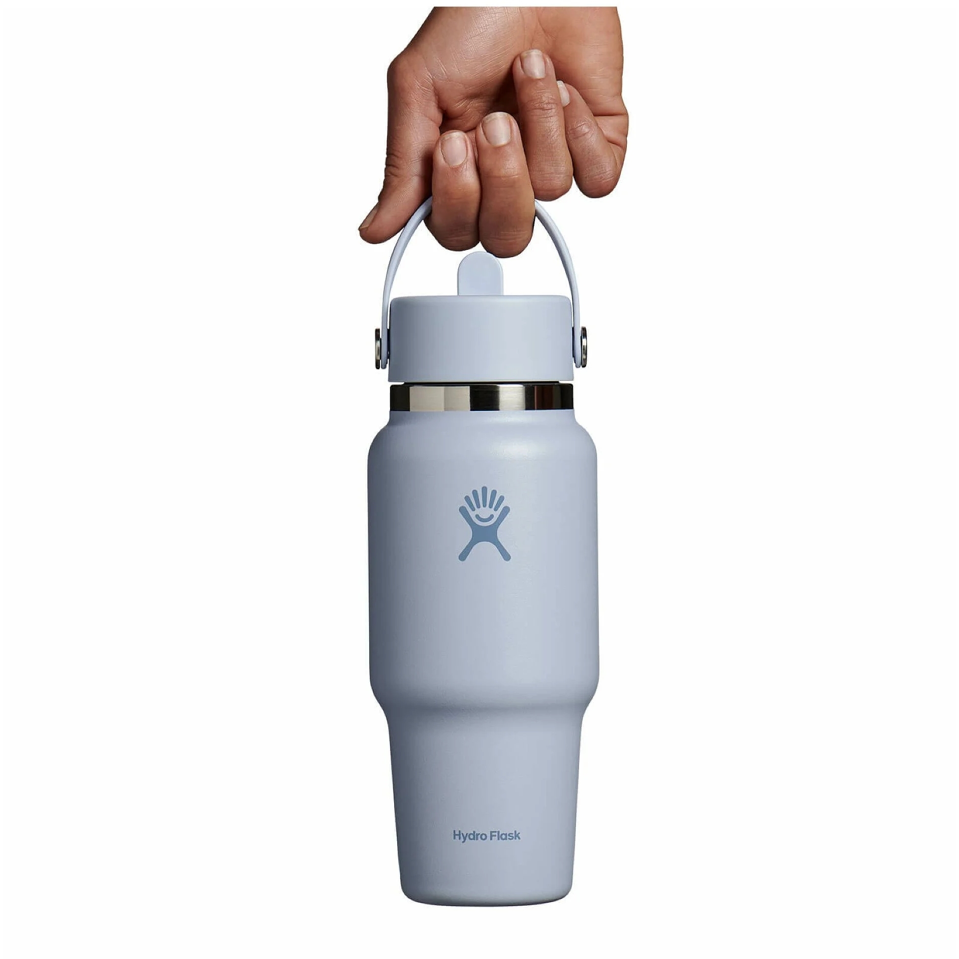 Hydro Flask 24 oz Wide Mouth Insulated Travel Bottle + Flex Straw Cap -  710ml - Surf | BIKE24