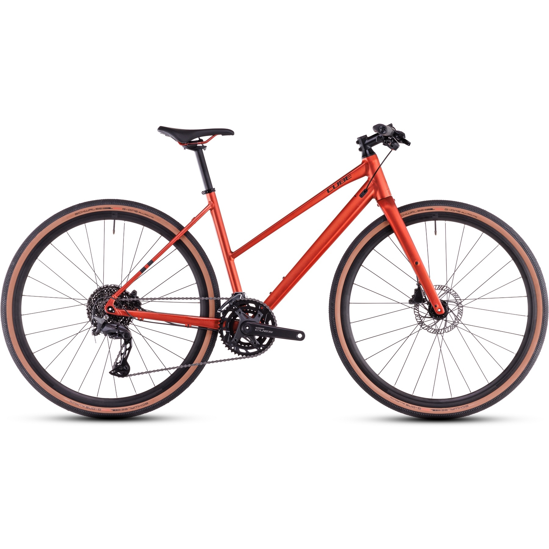 Produktbild von CUBE NULANE Pro - Damen Fitness Bike - 2025 - fireorange / black