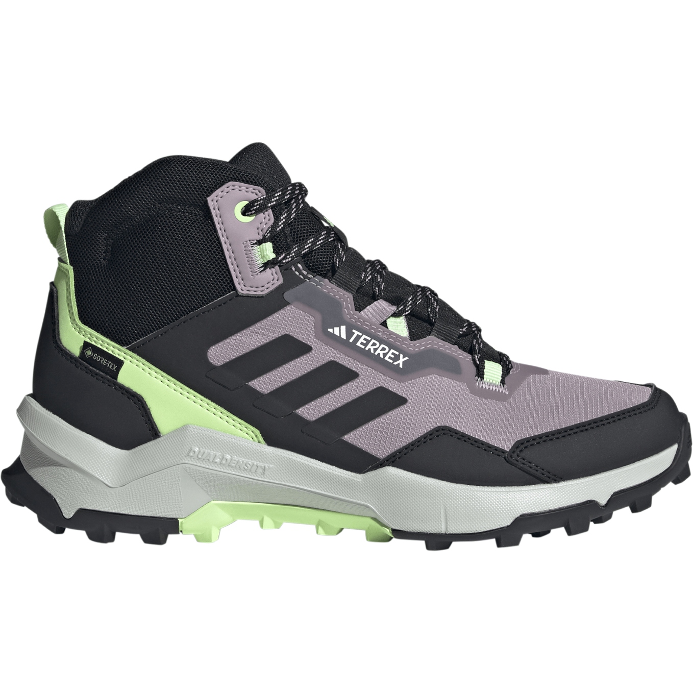 adidas TERREX AX4 Mid GORE TEX Wanderschuhe Damen preloved fig core black green spark IE2577