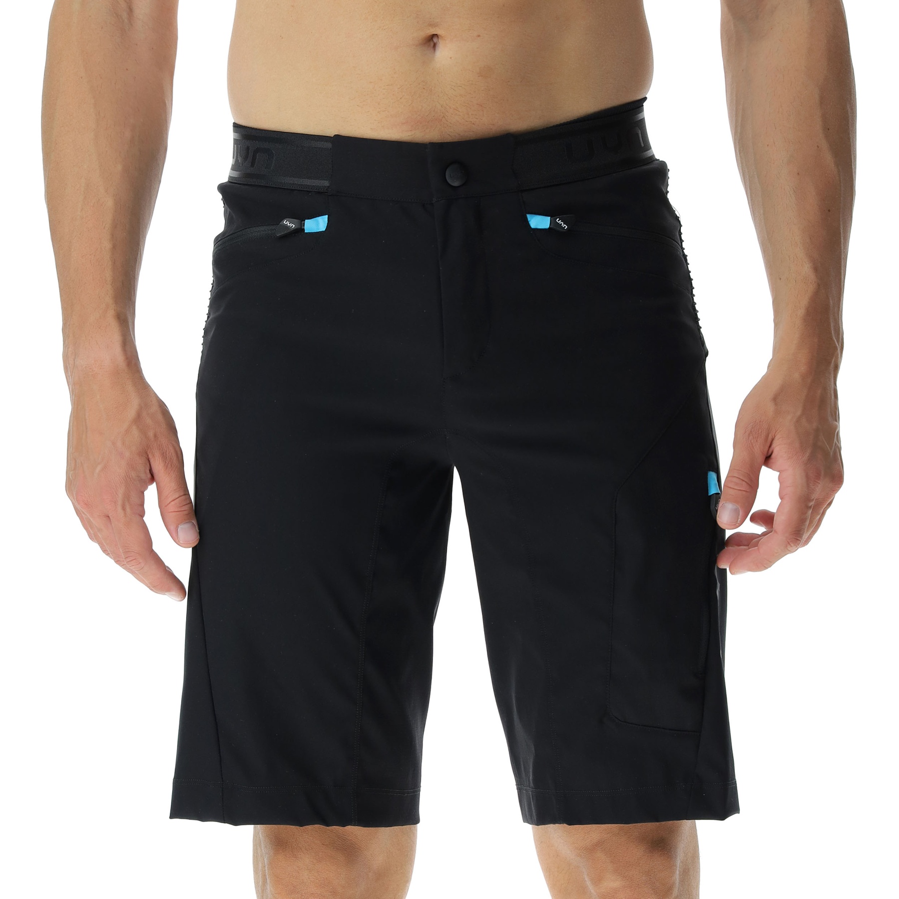 Picture of UYN Biking Trailblazer Shorts Men - Black/Blue Danube