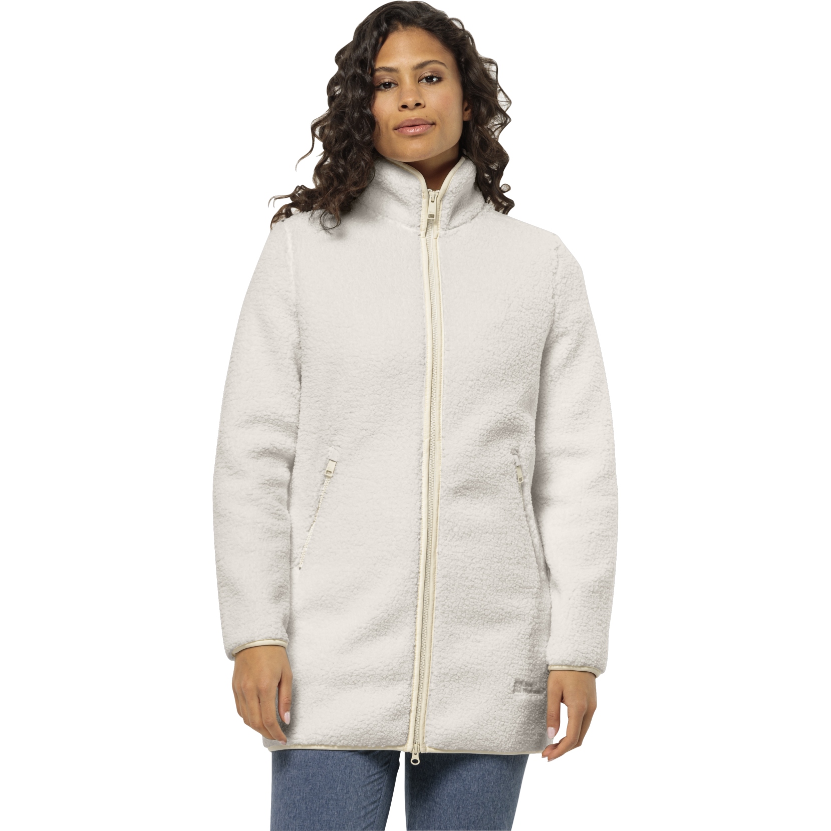 Jack Wolfskin High Curl Coat Women - cotton white | BIKE24