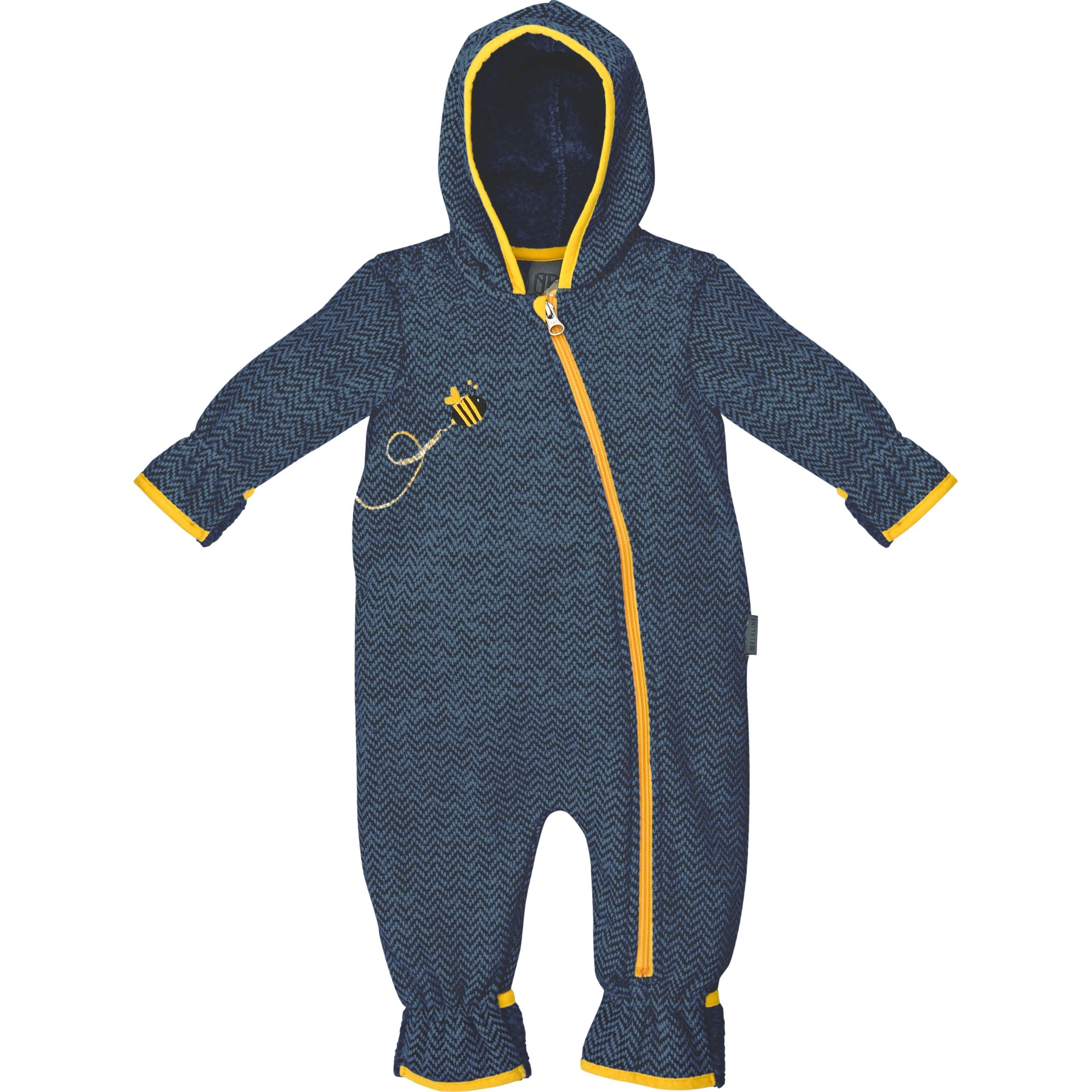 Produktbild von Elkline JUST BEE Fleece Overall Baby - ashblue