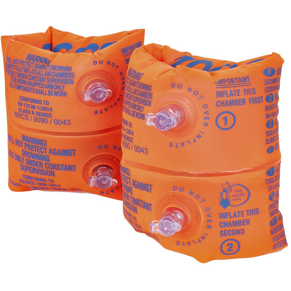 Picture of Zoggs Roll Ups Swimming Sleeves - Orange