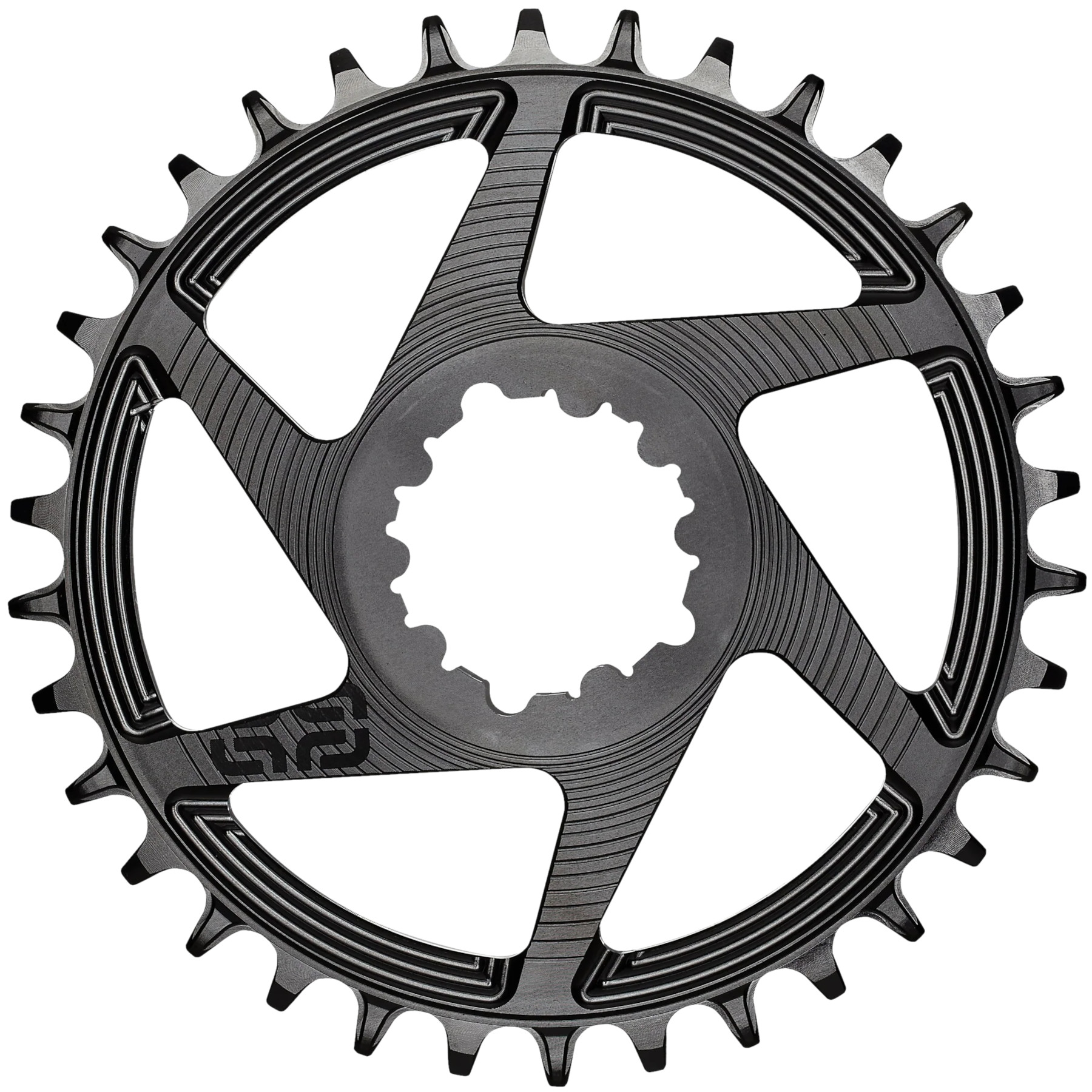 Picture of e*thirteen Helix R Direct Mount Chainring | SRAM 11/12-Speed | 3mm Offset - black