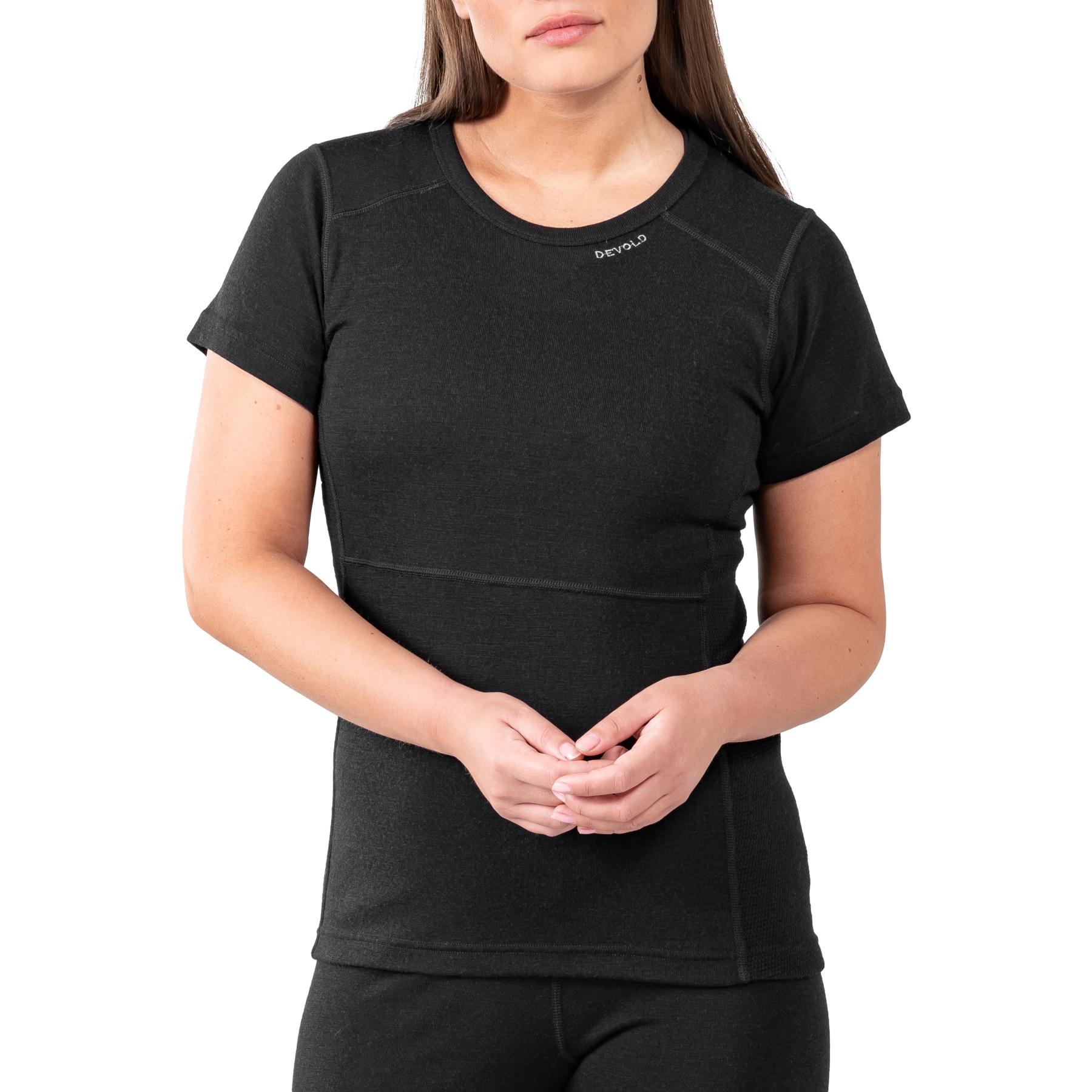 Picture of Devold Lauparen Merino 190 T-Shirt Women - 950A Black