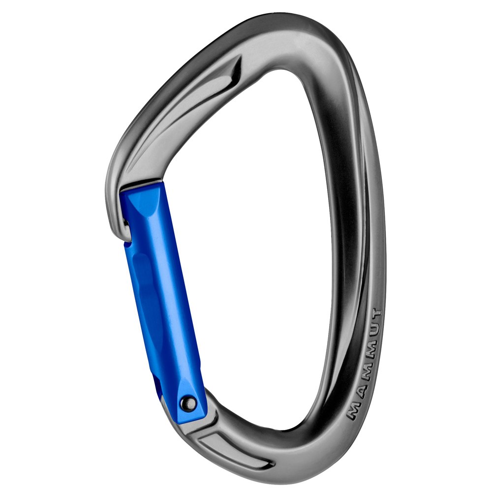 Picture of Mammut Crag Key Lock Carabiner - Straight Gate - silver
