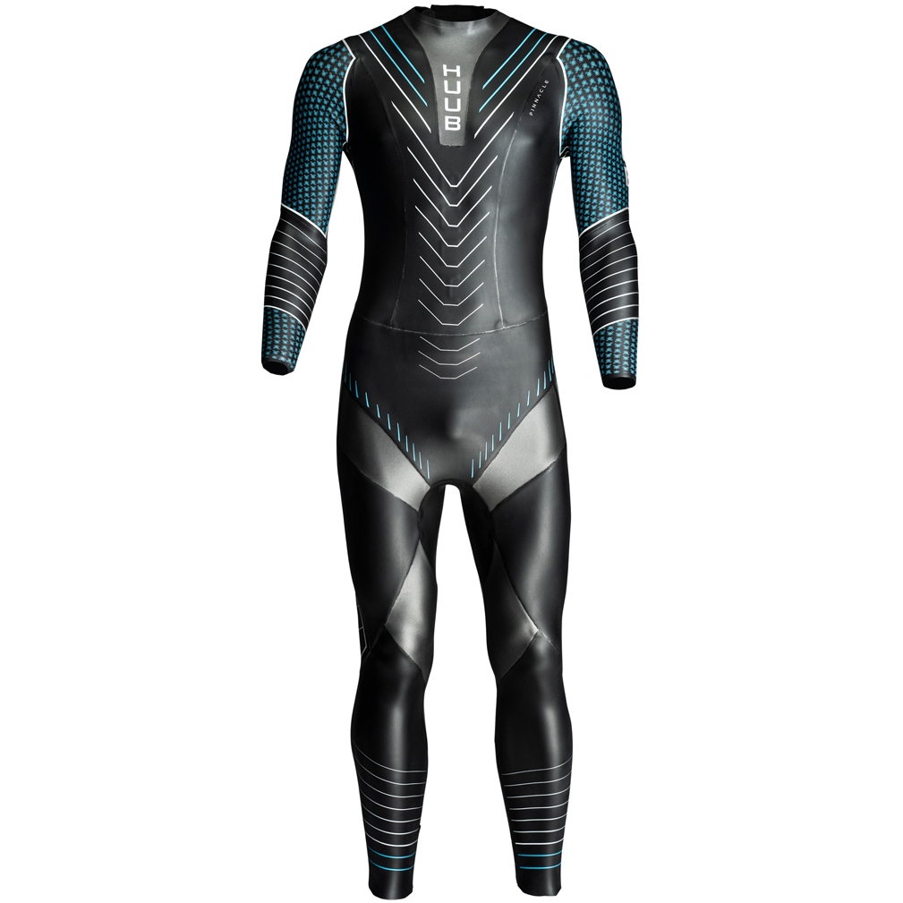 Produktbild von HUUB Design Pinnacle NB Wetsuit - schwarz/blau/silber