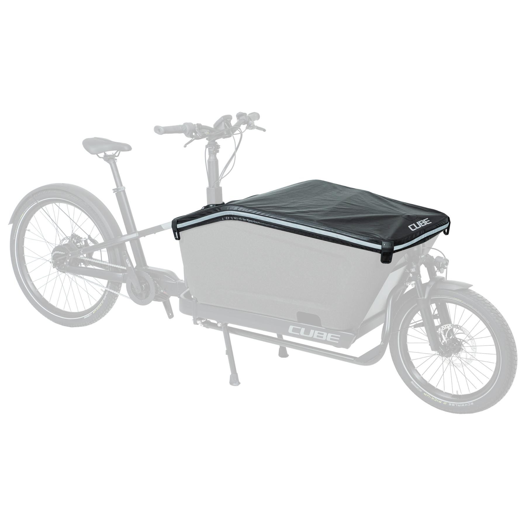 Productfoto van CUBE Cover for Cube Cargo Hybrid - without Seat Bench - black